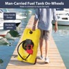 Fuel Caddy, 15 Gallon Tank - Heavy-Duty HDPE Fuel Storage with Leak-Proof Valves, Portable Wheels & High-Efficiency Siphon Pump - 2 of 4