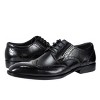 Cloudstyle Men's Oxfords Shoes Classic Leather Wingtip Lace Up Modern Formal Dress Shoes - 3 of 4