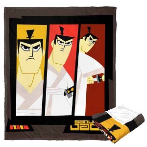 Cartoon Network Samurai Jack Jack Panels Silk Touch Throw Blanket 50x60 Inches - 1 of 4
