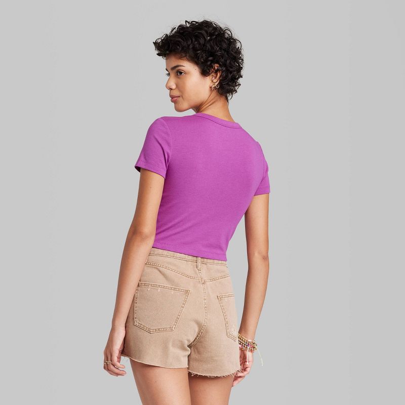 Women's Short Sleeve T-Shirt - Wild Fable™, 4 of 11