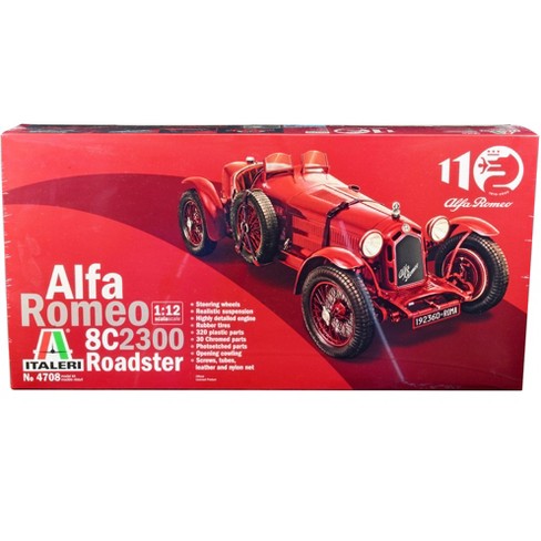 Skill 5 Model Kit Alfa Romeo 8C 2300 Roadster 1 12 Scale Model by Italeri