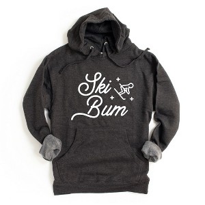 Simply Sage Market Women's Graphic Hoodie Ski Bum Skier - 1 of 2