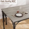 Whizmax Dining Table Set for 4, Kitchen Table Set with Upholstered Bench for Small Space, Apartment - 4 of 4
