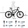 Gulches 26-Inch Dual Suspension Bicycles - 21-Speed Blue Mountain Bike for Men and Women - 4 of 4