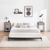 6 Inch Twin Bed Frame, Metal Platform, Twin Size with Heavy Duty Steel Slat Mattress Foundation, No Box Spring Needed, Noise Free, Black - 3 of 4