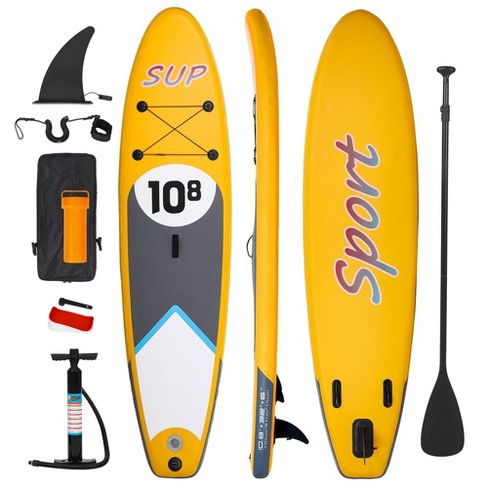 Whizmax Surfboard - 10.8 Ft, Stand Up, 3 Detachable Fins, Lightweight ...