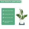 Unique Bargains Ceramic Durable Indoor Decorative Plant Saucer 2 Pcs - 3 of 4