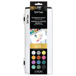 Brea Reese: Watercolor Pan Set - 12 Metallic Colors - 1 of 4