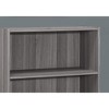 Monarch Specialties Bookshelf Bookcase 4 Tier 36InchH Office Bedroom Laminate Grey Transitional - 4 of 4