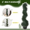 3FT Topiary Artificial Faux Cedar Tree Spiral Fake Plant, Pre-potted & Features High-Quality Detailed Look for Indoor or - 4 of 4