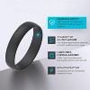 Unisex Silicone Wedding Rings - Multipack (1/4/7 Count) - 2 of 4