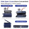 Vynxaria 3-Piece Expandable Luggage Set (20/24/28) 100% PC Hard Shell TSA Lock Front Pocket Spinner Suitcases - 2 of 4
