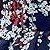 dark blue floral
