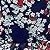 dark blue floral