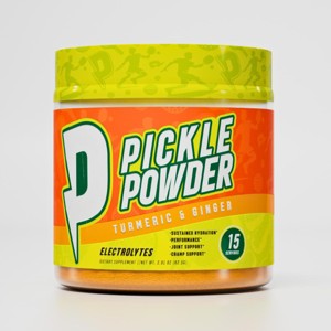 Pickle Powder Lemon Zest Flavor in Sports Drink Hydration Mix - Turmeric, Ginger, Electrolytes, Minerals - 2.91 oz - 1 of 3