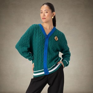 Women's Cable Knit Cardigan - 1 of 4