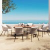 ELJGET 7 Pieces Patio Dining Set, All-Weather Outdoor Furniture Set with Dining Table and Chairs for Garden, Backyard, Balcony - 3 of 4
