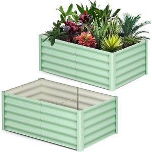 coucheta 6x3x1FT Planter Raised Beds , Upgraded-Quality Raised Bed with Open Base and Safe Edge, Outdoor Planter for Flowers and Plants - 1 of 4