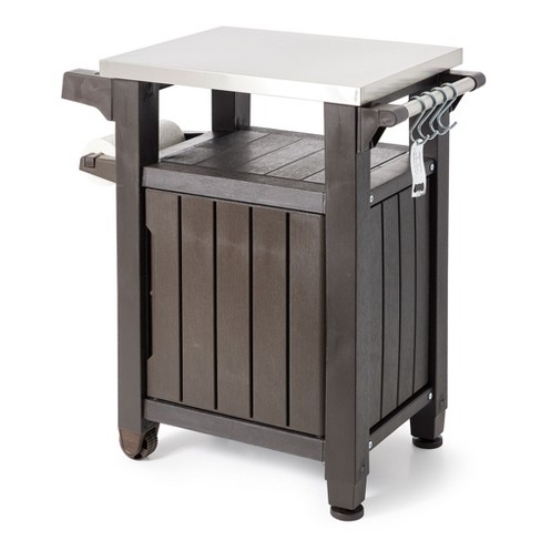 Portable Outdoor Table and Storage Cabinet