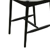 PAGED Bar Chairs Set of 2, Mid Century Modern Counter Stools with Wood Frame, Upholstered Dining Chairs for Home Pub - 4 of 4