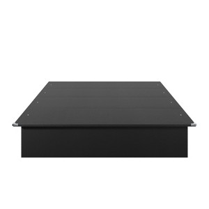 Nexera Full Valere Platform Bed Black: Modern Unupholstered Wood Composite, No Box Spring Needed - 1 of 4