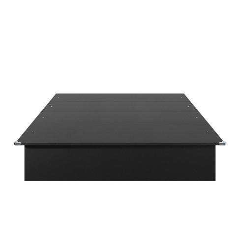 Nexera Full Valere Platform Bed Black: Modern Unupholstered Wood Composite, No Box Spring Needed - image 1 of 4