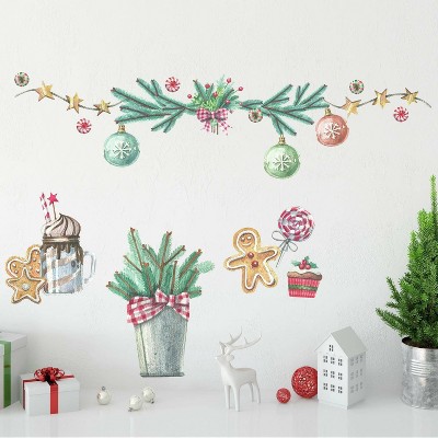 Classic Christmas Peel and Stick Wall Decal - RoomMates