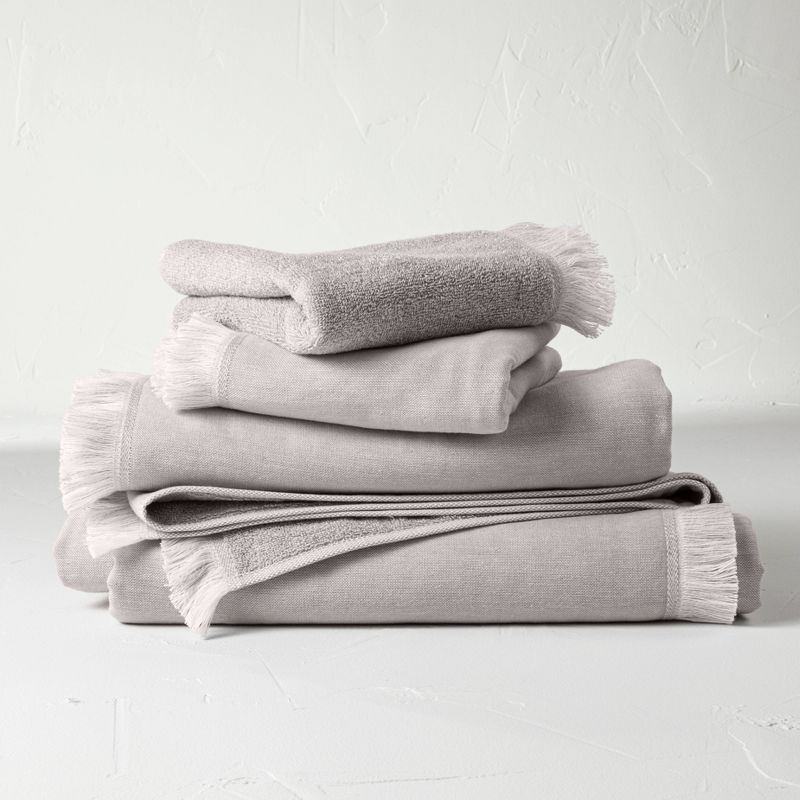 Flat Weave Bath Towel Gray - Casaluna&#8482;, 5 of 8