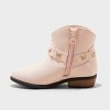 Toddler Gracie Harness Western Boots - Cat & Jack™ Pink - image 2 of 4