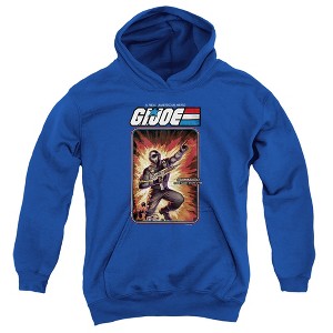 Boys’ G.I. Joe Snake Eyes Card Hooded Sweatshirt - 1 of 4