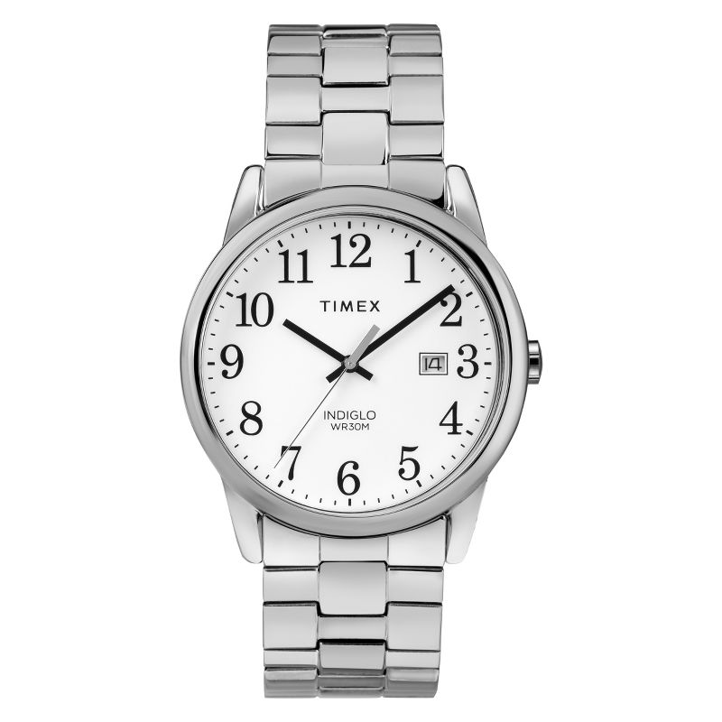 Men&#39;s Timex Easy Reader Expansion Band Watch - Silver TW2R58400JT, 1 of 4