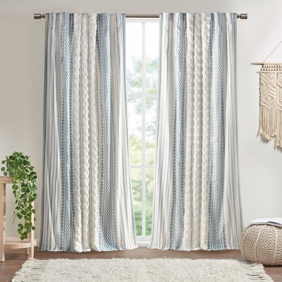 PAGED Curtains Cotton Printed Window Curtain Panel Privacy Assured for Bedroom, Living Room