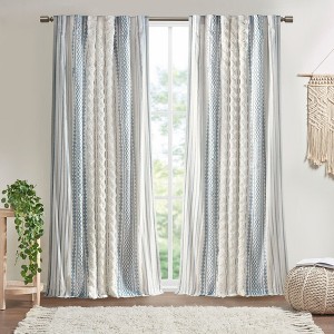 PAGED Curtains Cotton Printed Window Curtain Panel Privacy Assured for Bedroom, Living Room - 1 of 4