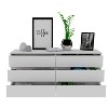 NicBex 6-Drawer Modern Dresser,Double Dressers with Handless Drawers,Drawer Organizer for Bedroom,Living Room,Office,Hallway - 2 of 4