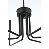 Elegant Lighting Willa 26 inch Pendant Light in Black - 4 of 4