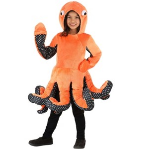HalloweenCostumes.com Enchanting Ocean Octopus Kid's Costume | Sea Creature Cosplay - 1 of 3
