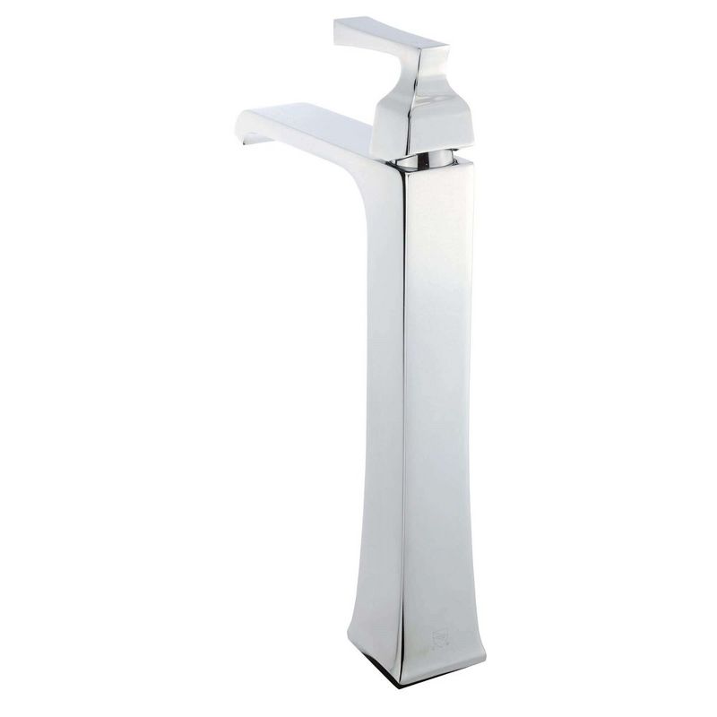 Fine Fixtures Arched Square Single Hole Vessel Sink Bathroom Faucet, 3 of 6