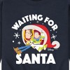 Men's - Toy Story - Woody and Buzz Waiting For Santa Graphic Fleece Sweatshirt - 2 of 4