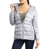 Alpine Swiss Eva Womens Down Alternative Puffer Jacket Hooded Light Packable Coat - 3 of 4