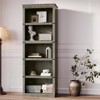 67" Tall Wooden 5-Tier Bookcase - Farmhouse Style Floor Standing Display Shelf for Living Room - 2 of 4