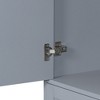 36" Bathroom Vanity Cabinet With 2 Doors, Pull In/Out Drawers, Free Standing Solid Wood Frame Bathroom Vanity (Sink Not Included) - 3 of 4