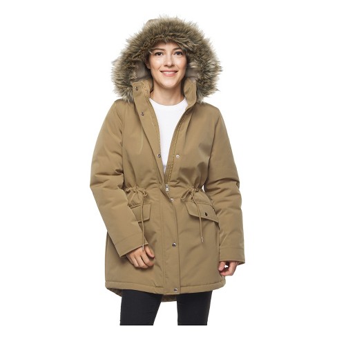 Fur lined parka