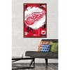 Trends International NHL Detroit Red Wings - Maximalist Logo 23 Framed Wall Poster Prints - 2 of 4