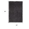 Black Shag Hand Tufted Area Rug - 3 of 4