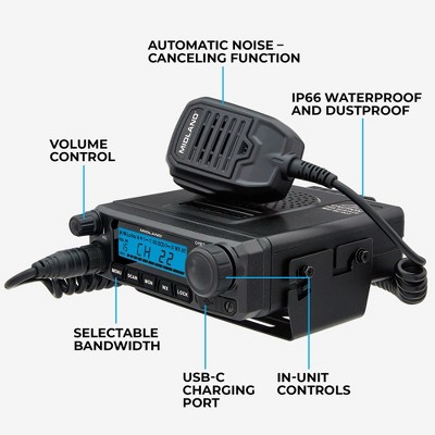 Midland MXT500 MicroMobile Two-Way Radio - Thumbnail 4