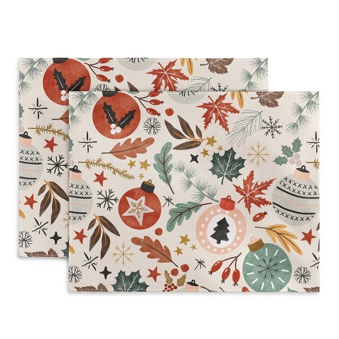 Marta Barragan Camarasa Christmas details I Placemats - Deny Designs - image 1 of 3