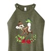 Women's - Disney - Christmas Botanical Butterfly Graphic High Neck Tank - 2 of 3