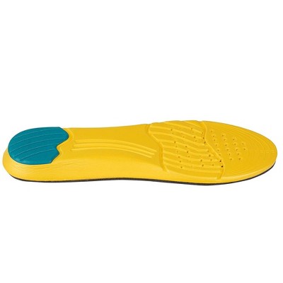 Juvale 1 Pair Arch Support Insoles, Shoe Inserts for Women and Men (Small, 9.7 in)