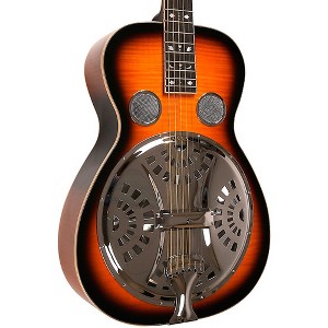 Gold Tone PBR-D Mastertone Paul Beard Signature Series Roundneck Deluxe Resonator Guitar Tobacco Sunburst - 1 of 4