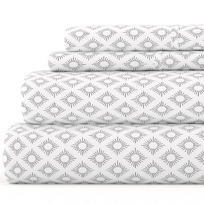Printed Patterns 4PC Sheet Set - Extra Soft, Easy Care - Becky Cameron